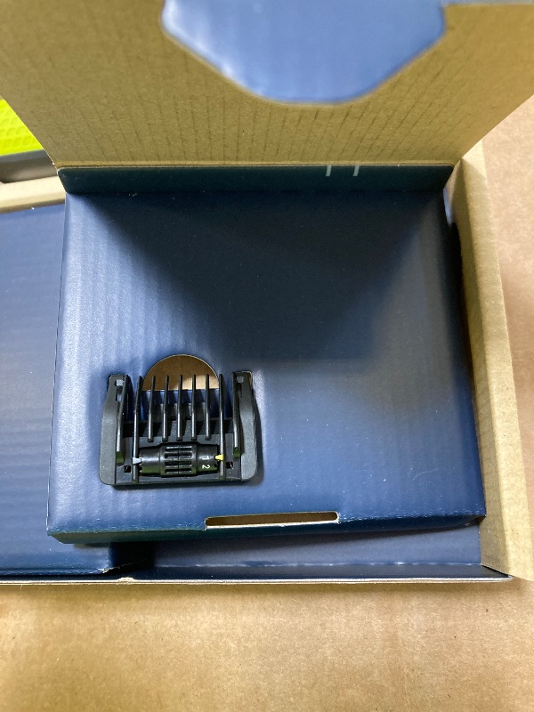 Photo 1 of Philips Norelco OneBlade 360 Hybrid Face, Electric Beard Trimmer and Shaver, with 360 Blade Technology, 1x 360 Blade for Face, 5in1 Adjustable Comb, Model QP2724/90