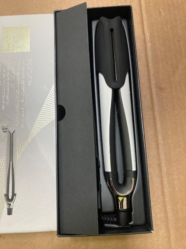 Photo 1 of ghd Platinum+ Styler ? 1" Flat Iron Hair Straightener, Professional Ceramic Hair Styling Tool for Stronger Hair, More Shine, & More Color Protection ? White