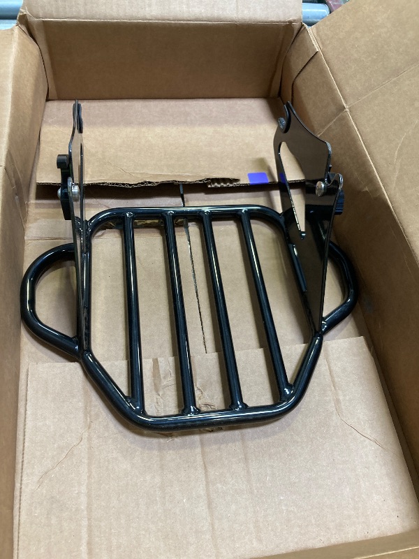 Photo 1 of Black Detachable Luggage Rack 2-Up Mounting Rack Compatible for Harley Touring Road King Street Electra Glide 2009-2024 
