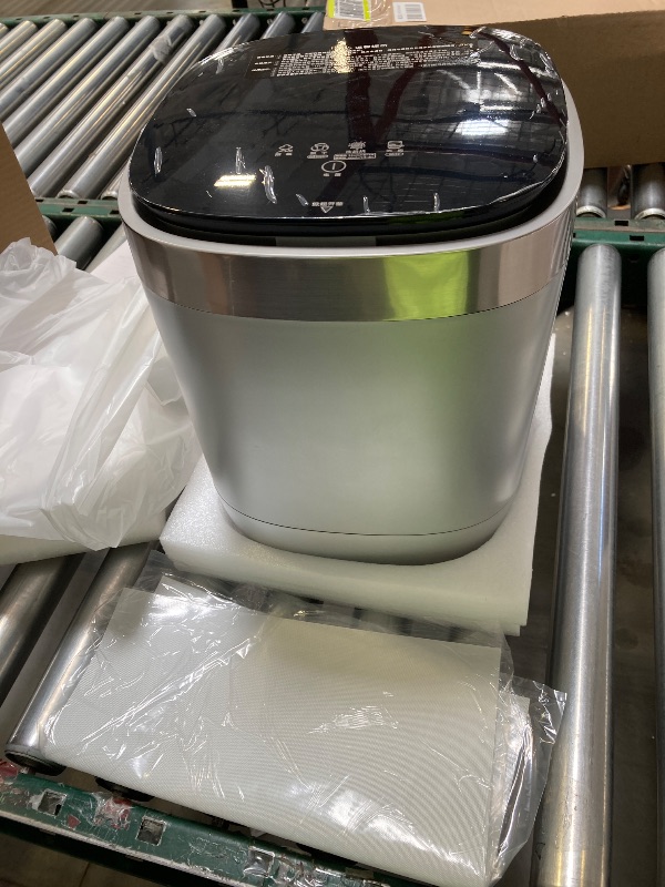 Photo 1 of AHERO Portable Mini Washing Machine with Automatic Wash, Spin Dry, Hot Air Dry, and Ozone Deep Clean - 7L Capacity, 110V
