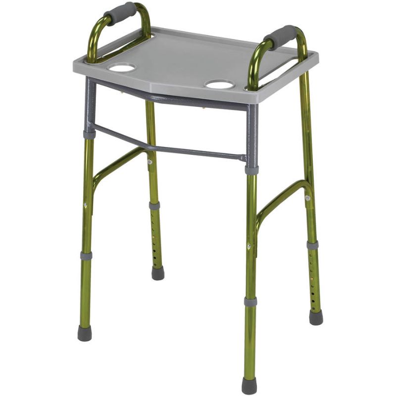 Photo 1 of DMI Walker Tray with Two Recessed Cup Holders, Gray
