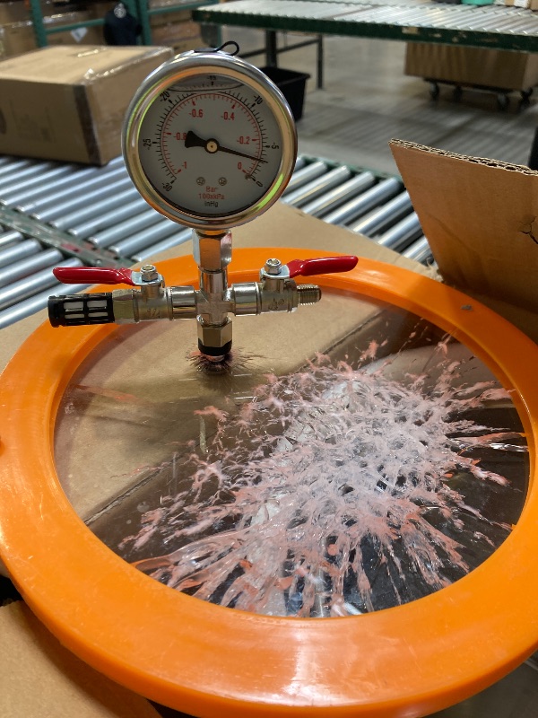 Photo 1 of BACOENG 3 Gallon Vacuum Chamber Kit with 3.6 CFM 1 Stage Vacuum Pump HVAC
