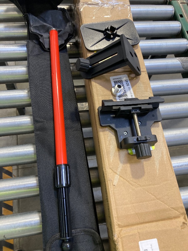 Photo 1 of Firecore 13 Ft./4m Telescoping Pole with 1/4-Inch by 20-Inch Laser Mount, Adjustable Laser Level Mounting Pole for Rotary and Line Lasers-FLP400A
