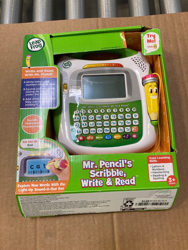 Photo 1 of LeapFrog Mr Pencil's Scribble Write and Read, Green
