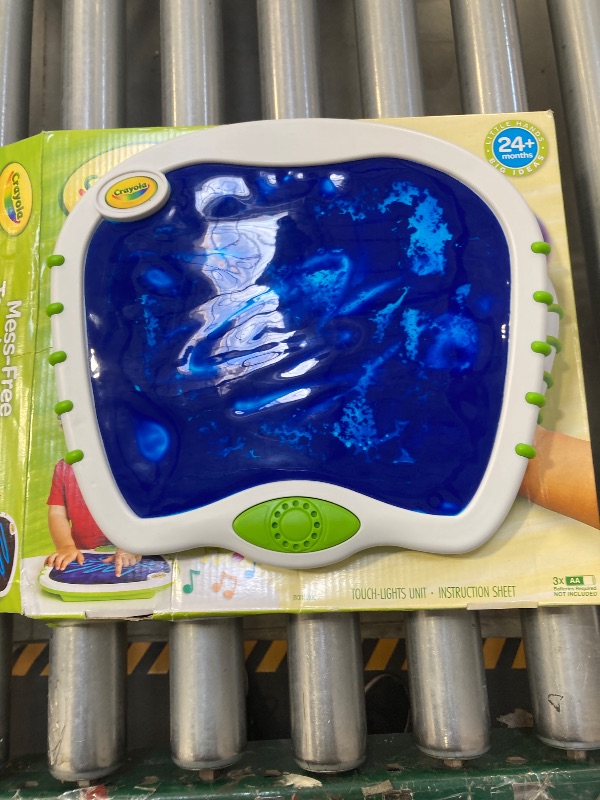 Photo 1 of Crayola Toddler Touch Lights, Musical Sensory Toys for Toddlers, Light Up Drawing Pad, Mess Free Painting, Travel Activity, Gift for Toddlers, 2+