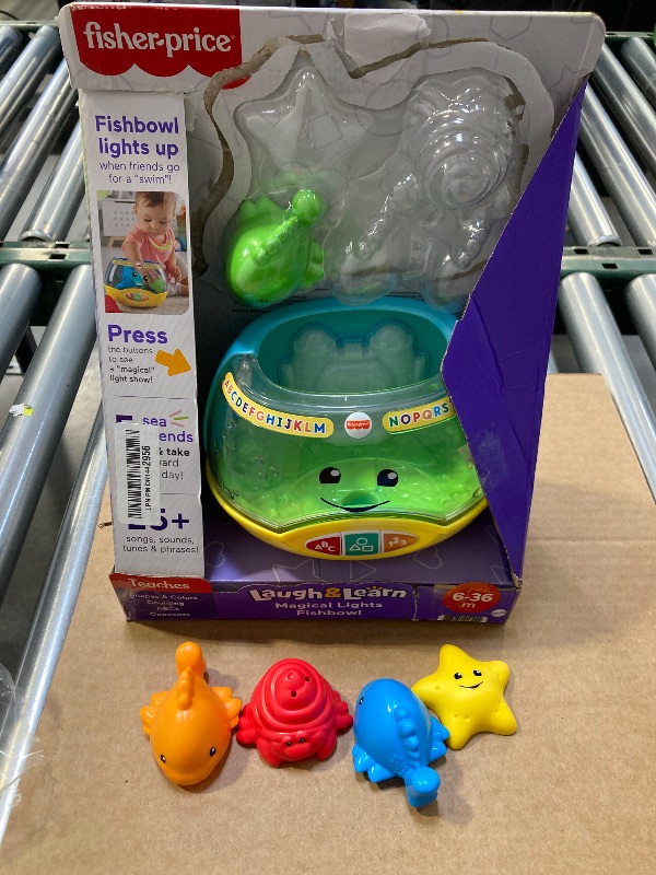 Photo 1 of Fisher-Price Baby & Toddler Toy Laugh & Learn Magical Lights Fishbowl with Smart Stages Learning Content for Infants Ages 6+ Months