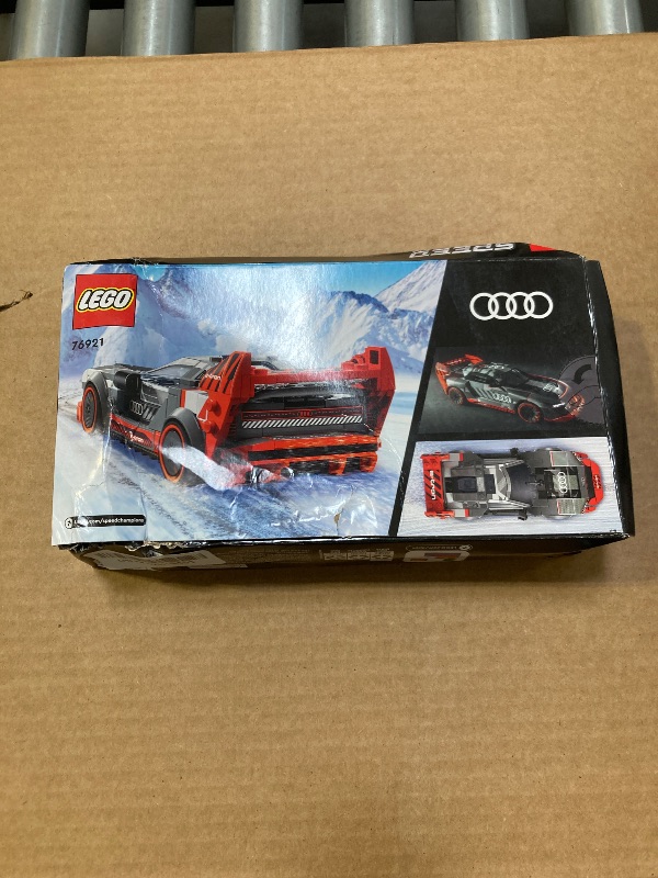 Photo 1 of LEGO Speed Champions Audi S1 e-tron Quattro Race Car Toys - Building Toys for Kids, Boys & Girls, Ages 9+ - Design Details & 1 Minifigure - Car Model Kit Birthday Gift - 76921