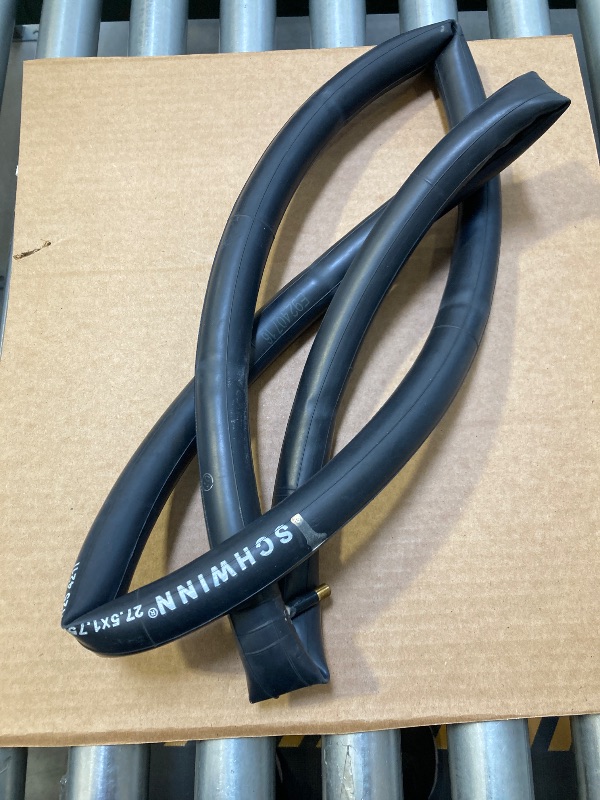 Photo 1 of Schwinn Replacement Bike Tube Schrader Valve, Self-Sealing, 27.5-Inch x 1.75-Inch-2.125-Inch, Black