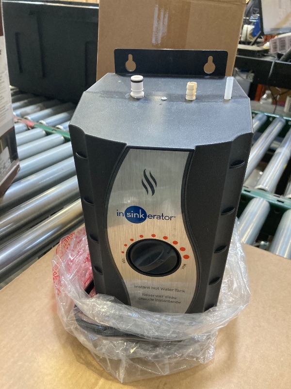 Photo 1 of InSinkErator Instant Hot Water Tank, 2/3 Gallon Stainless Steel Tank, HWT-00