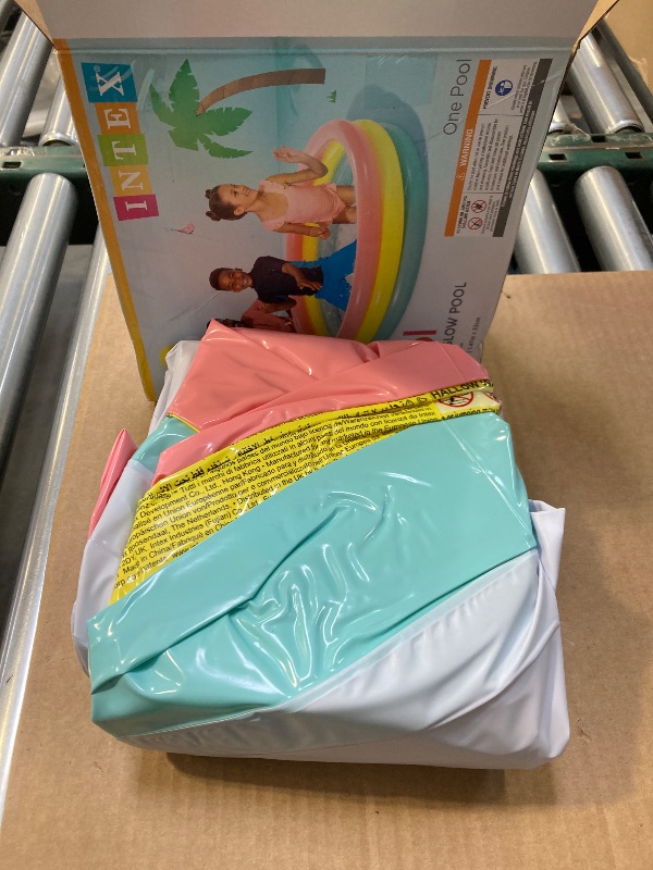 Photo 1 of Intex Kiddie Pool - Kid's Summer Sunset Glow Design - 58" x 13"