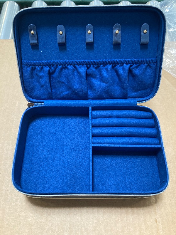 Photo 1 of Jewelry Travel Case Blue 
