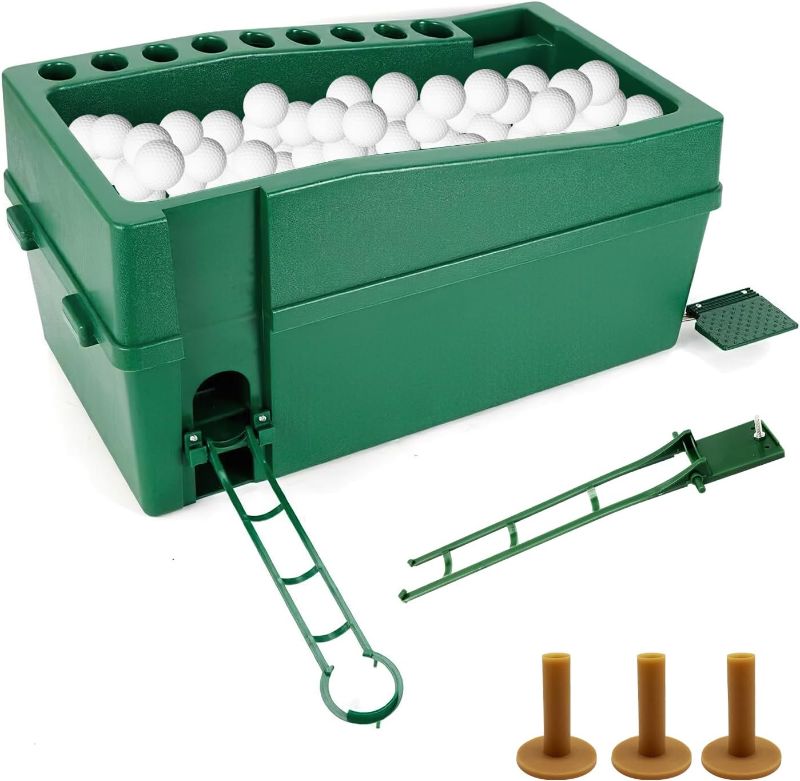 Photo 1 of WBM Automatic Golf Tee Machine, Golf Ball Dispenser Tee, Golf Swing Trainer