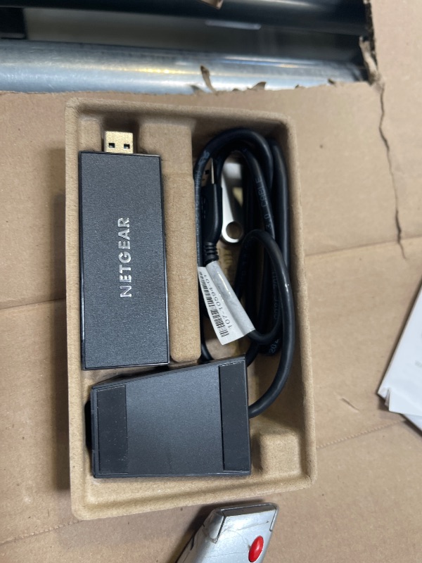 Photo 1 of NETGEAR Nighthawk WiFi 6 or 6E USB 3.0 Adapter (A8000) - AXE3000 Tri-Band Wireless Gigabit Speed (Up to 3Gbps) - New 6GHz Band – Works with Any Router Or Mesh System - for Windows PC
