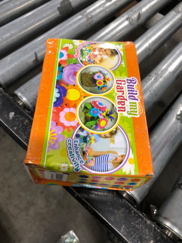 Photo 1 of FUNZBO Flower Garden Building Toys Set - Birthday Gifts for Age 2 3 4 5 6 Years Old Girl, STEM Montessori Educational Toy for Toddler Kid, Sorting & Stacking Spring Gardening Set for Birathday Gift