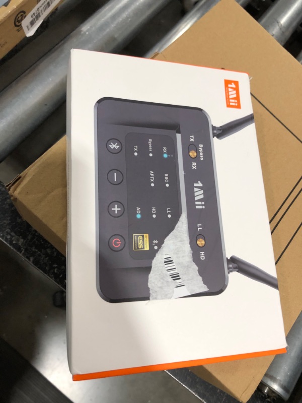 Photo 1 of 1Mii B03Pro Bluetooth 5.3 Transmitter Receiver for Home Stereo TV, HiFi Wireless Audio Adapter with Audiophile DAC & AptX HD/Low Latency, Long Range, Optical RCA AUX 3.5mm Outputs/Inputs