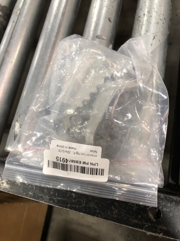 Photo 1 of Amavoler Foot Pegs Footrests Replacement Parts Fits for Yamaha PW50 PW80 TW200 Honda XR50R CRF50 CRF70 CRF80 CRF100F Pit Dirt Bike Motorcycle. (Silver)