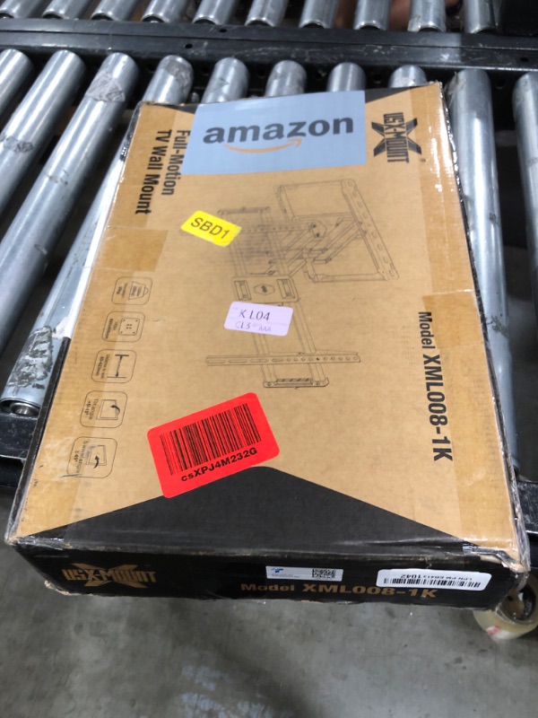 Photo 1 of USX Mount Full Motion TV Wall Mount for Most 42-86 inch Flat Screen/LED/4K, TV Mount Bracket Dual Swivel Articulating Tilt 6 Arms, Fits 8” 12” 16" Wood Studs,Max VESA 600x400mm, Holds up to 132lbs