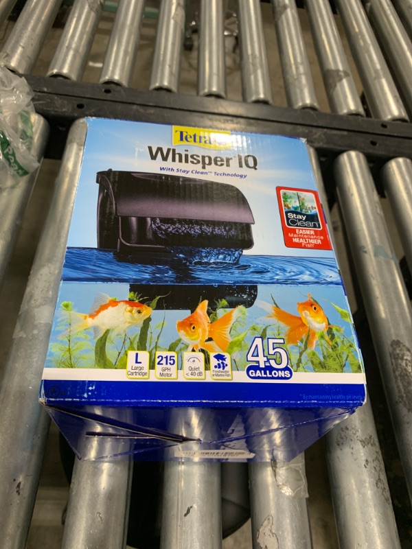 Photo 1 of Tetra Whisper IQ Power Filter 45 Gallons, 215 GPH, With Stay Clean Technology