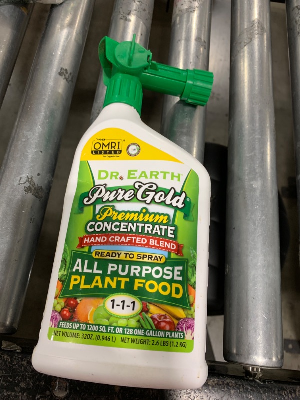 Photo 1 of Dr. Earth Pure Gold All Purpose Liquid Fertilizer 32 oz RTS