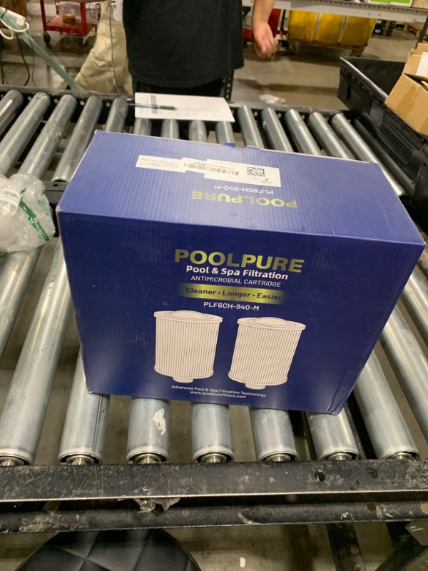 Photo 1 of POOLPURE 6CH-940RA Spa Filter Replaces Pleatco PWW50P3-M(1 1/2" Coarse Thread), Filbur FC-0359M, 03FIL1400, 45 sq.ft Screw in Filter 2 Pack