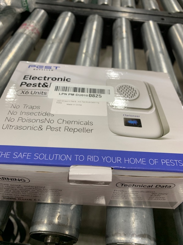 Photo 1 of Ultrasonic Pest Control Repeller (6 Pack) - Pest Control Repeller Plug in, Ants, Spiders, Mouse, Bed Bugs, Mosquitos, Insect, Roach, Rodent for Home, Kitchen, Office, Warehouse