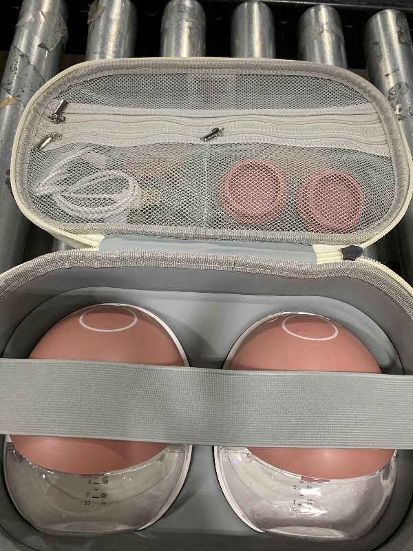 Photo 1 of Momcozy Breast Pump Hospital-Grade, Hands Free Breast Pump App with Leak-Proof DoubleFit Flange, Personalized Multi-Modes & 15 Levels, 2 Count