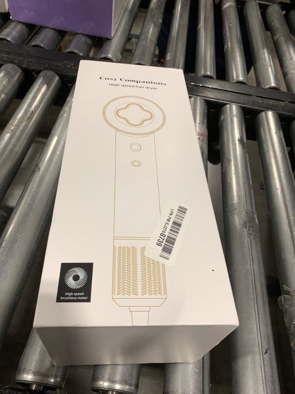 Photo 1 of Hair Dryer - 150000 RPM High-Speed Brushless Motor Negative Ionic Blow Dryer for Fast Drying, Low Noise Thermo-Control Hair Dryer with Diffuser and Nozzle, Pink