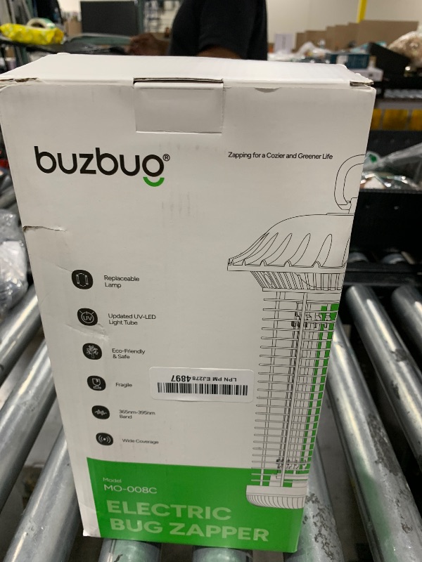 Photo 1 of Buzbug LED Bug Zapper Indoor Outdoor, 10 Years Lifespan, 6.5ft Power Cord, IPX4 Waterproof, High-Voltage, Mosquito Zapper, Fly Trap Mosquito Trap, Fly Killer Fly Zapper -MO008C