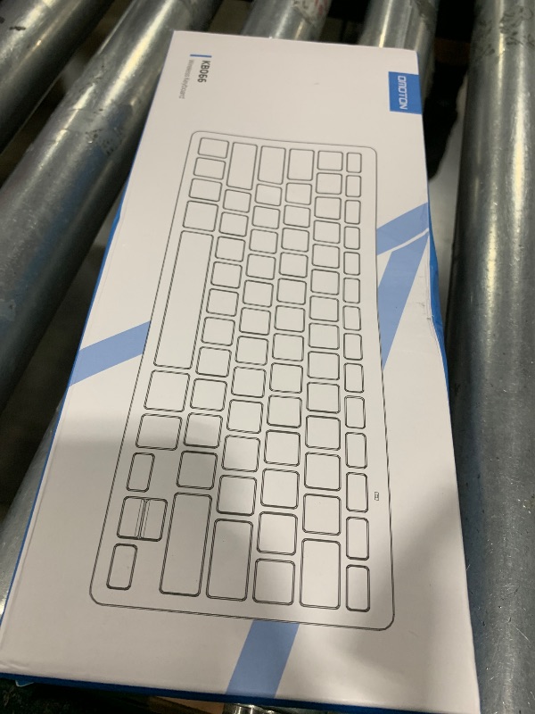 Photo 1 of OMOTON Bluetooth Keyboard Compatible with Mac, Compact Wireless Keyboard Compatible with MacBook Pro/Air, iMac, Mac mini/Pro Laptop and PC (Silver)