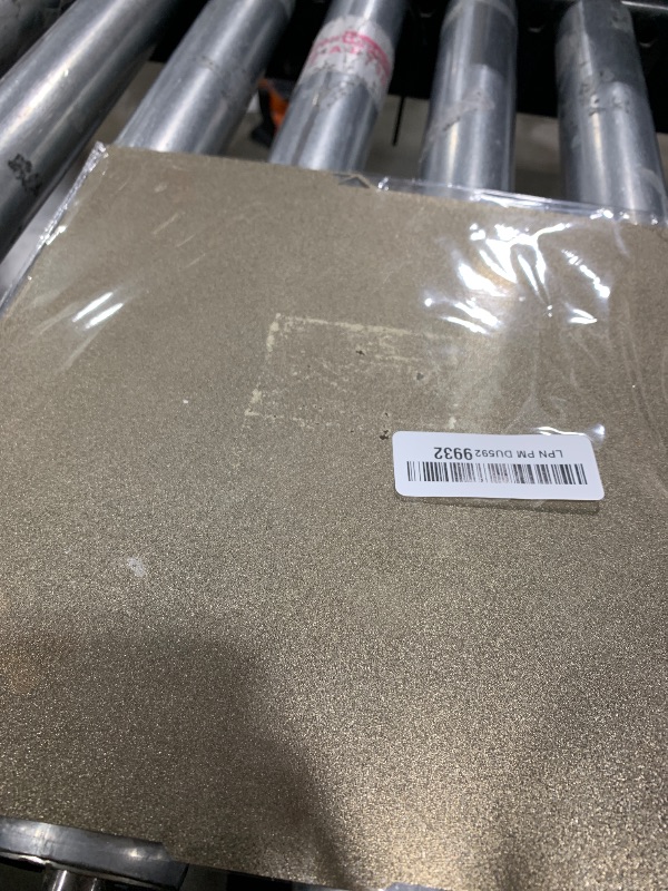 Photo 1 of Yimaitong 256X268MM PEI Sheet for Anycubic Kobra 3/Combo/ACE Pro Flexible Spring Steel Build Plate Double Sided Textured Bed Board for 3D Printer Accessories Replacement (Gold)