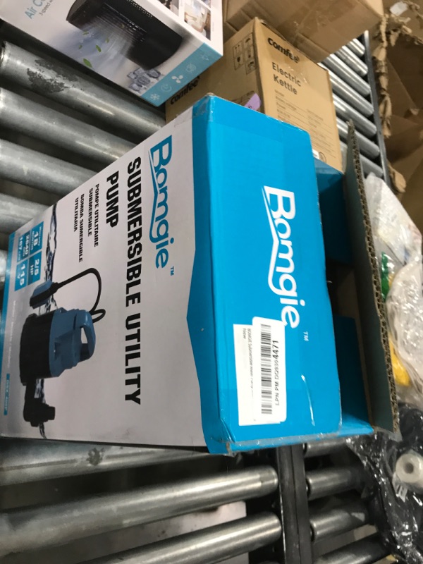 Photo 1 of BOMGIE 2/5HP Sump Pump 2640GPH Submersible Water Pump with Float Switch, Utility Pumps for Pool Draining, Basement Flooding, Garden Pond Low Water Level with 20ft Power Cord