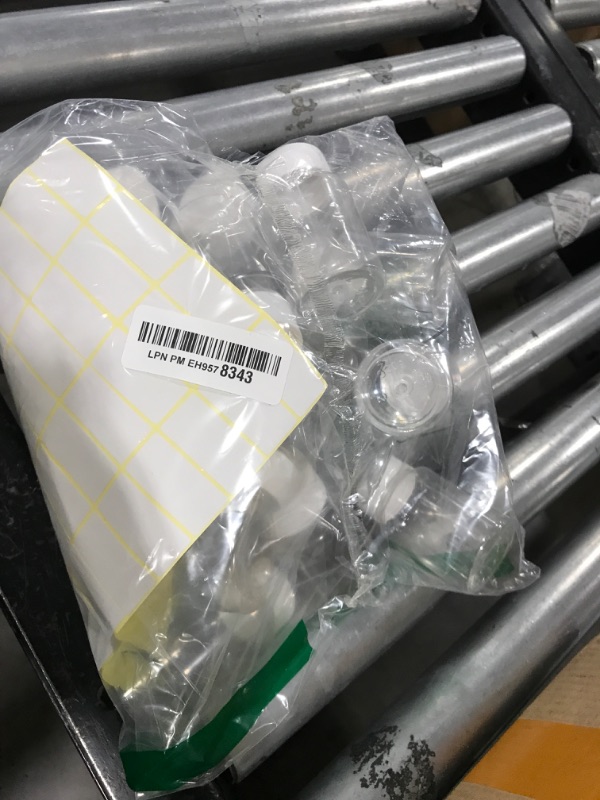 Photo 1 of Lamoutor 18Pcs Clear Pill Bottle Plastic Medicine Bottle Empty Reagent Chemical Containers with Caps for Liquid Solid Powder Medicine 80ML