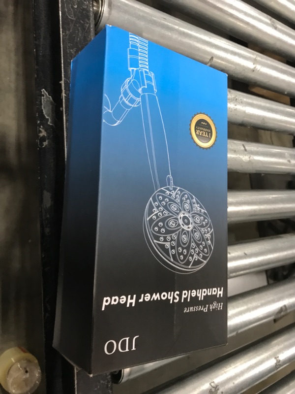 Photo 1 of 6-Setting Shower Head with Handheld, JDO High Pressure Hand held Shower Head, 4.7 Inch Chrome Detachable Showerhead Set with 59 Inch Stainless Steel Hose and Adjustable Showerhead Holder