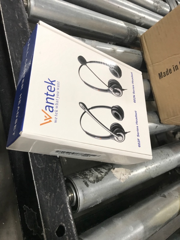 Photo 1 of Wantek Phone Headset with Microphone Noise Cancelling, Telephone Headsets 2.5mm Jack Work for Panasonic AT&T ML17929 Vtech RCA Cisco Uniden Polycom Grandstream Home Office Cordless Phones(F600J25P)