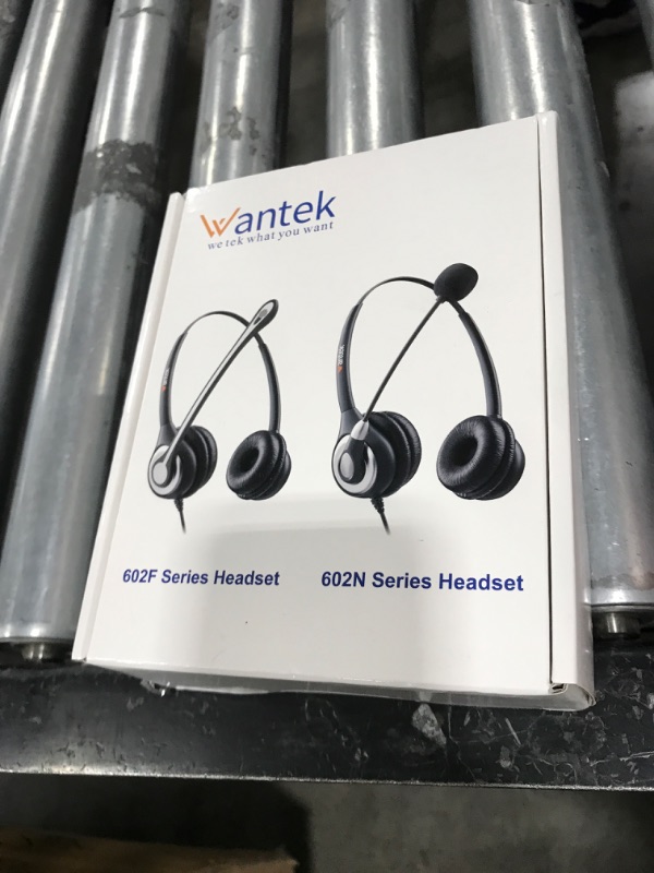 Photo 1 of Wantek Phone Headset with Microphone Noise Cancelling, Telephone Headsets 2.5mm Jack Work for Panasonic AT&T ML17929 Vtech RCA Cisco Uniden Polycom Grandstream Home Office Cordless Phones(F600J25P)