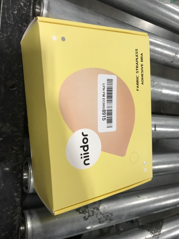 Photo 1 of Niidor Backless Adhesive Strapless Invisible Bra Beige