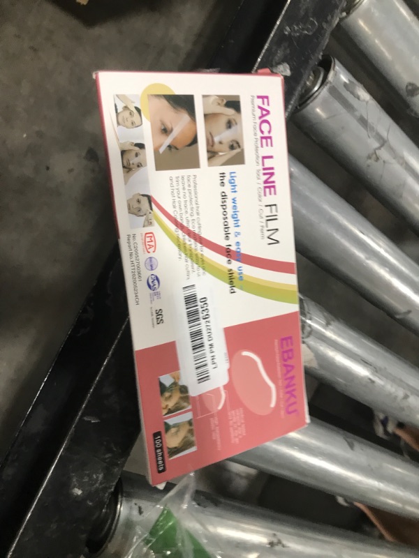 Photo 1 of 100 PCS Microblading Makeup Shower Face Shields Visors, Disposable Face Shields Masks for Hairspray Salon Supplies and Eyelash Extensions Eye Eyelid Surgery Aftercare