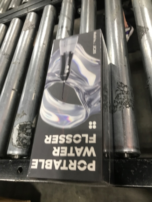 Photo 1 of Water Flosser for Teeth Cleaning and Flossing, 5 Modes Rechargeable Cordless Oral Irrigator 320ml Water Tank Teeth Cleaner, IPX7 Waterproof Portable Electric Dentel Flossers for Home and Travel,Black