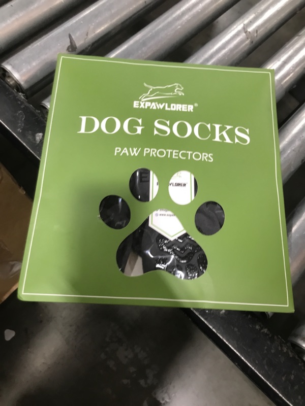 Photo 1 of EXPAWLORER 6PCS Anti-Slip Dog Socks to Prevent Licking Paws,Dog Shoes for Hot Pavement,Best Paw Protector Traction Control on Hardwood Floor,Dog Booties for Puppy Small Medium Large Senior Dogs