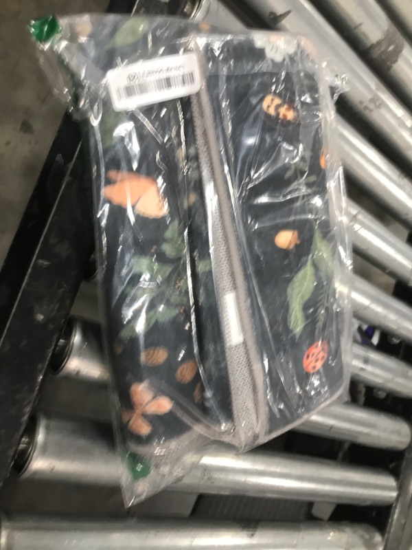 Photo 1 of Lahome Insect Botanical 2x4 Black Kitchen Runner Rugs Non Skid Washable, Rug Runners for Hallways Non Slip Bathroom Carpet Runner, Soft Indoor Runners for Entryway Laundry Bedroom(Black,2x4)