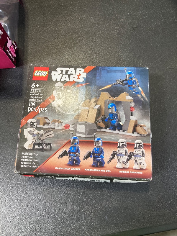 Photo 1 of LEGO Star Wars: The Mandalorian Ambush on Mandalore Battle Pack, Building Toy with 4 Star Wars Minifigures, Collectible Brick Built Playset, Star Wars Gift Idea for Boys and Girls Ages 6 and Up, 75373