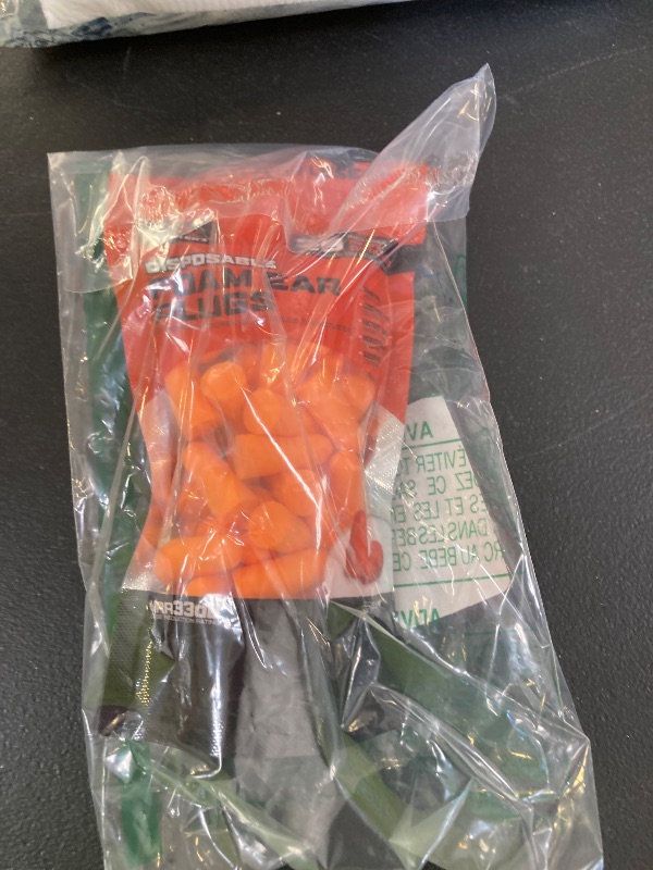 Photo 1 of Walker's 32dB NRR Sound Blocking PU Foam Passive Hearing Protection Range Shooting Hunting Work Soft Comfortable Adaptable Orange Earplugs - 25 Pair Bag