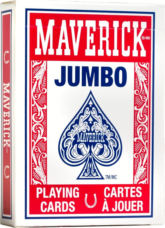 Photo 1 of 2 PACK- Maverick Jumbo Index Playing Cards
