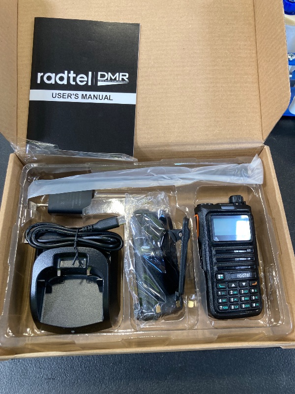 Photo 1 of Radtel RT-4D DMR Radio 1024 Channels Walkie Talkie, Dual Band Dual Mode Analog/Digital Two Way Radio, Dual Time Slot Tier 1+2, Ham Radio UHF VHF Spectrum