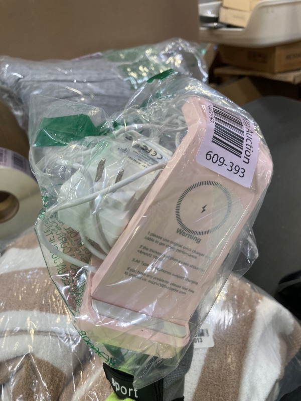 Photo 1 of 5 in 1 Wireless Charger for Samsung, Wireless Charging Station for Multiple Devices, Fast Charger Stand for Samsung Galaxy S25 Ultra S24 S23 S22 S20 Note 20 10 Z Fold 6 Galaxy Watch 7 6 5 Buds,Pink