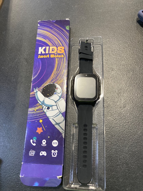 Photo 1 of 4G Kids Smart Watch Boys,GPS Watch for Kids Cell Phone Watch - Voice Chat, Alarm Clock, SOS, Camera,Pedometer,Stopwatch, Waterproof, Puzzle Games, Caculator, Smart Watch for Kids Age 4-12