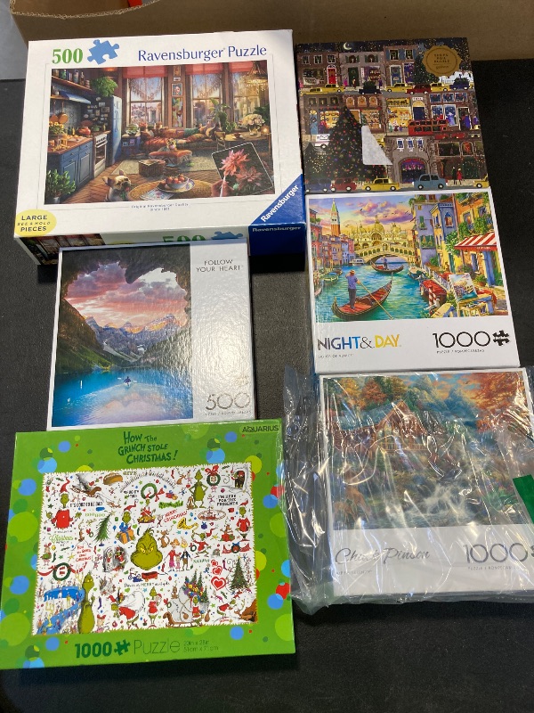 Photo 1 of PUZZLE BUNDLE- READ CLERK NOTES!