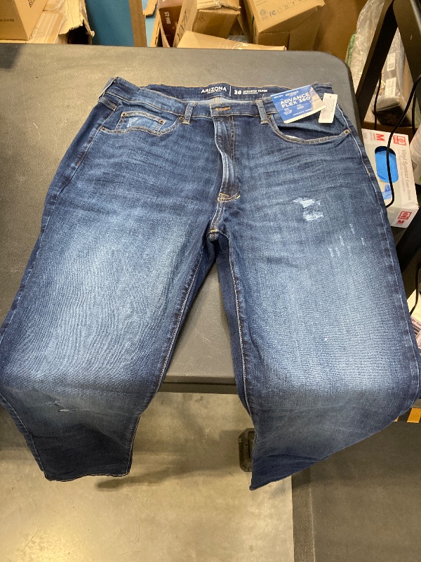 Photo 1 of Arizona Mens Advance Flex 360 Athletic Taper Fit Jean size 38x 36