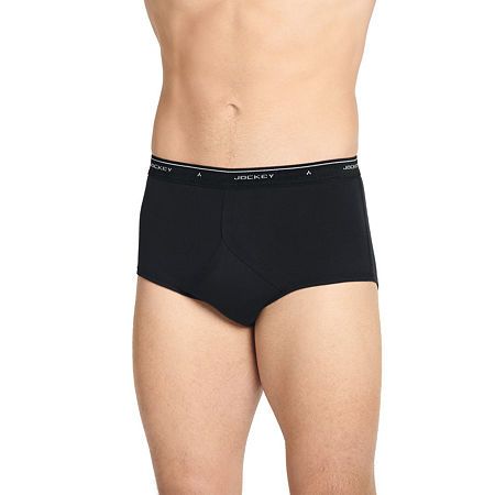 Photo 1 of Jockey Cotton Bonus Pack 5 Pack Briefs, 40, Black
