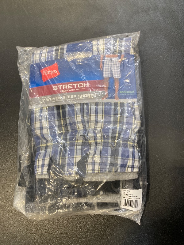 Photo 1 of Hanes Stretch Lounge Mens 2-pc. Pajama Shorts, X-large, Blue